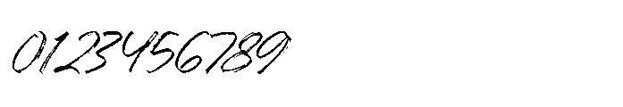 Ramble Hand Font OTHER CHARS
