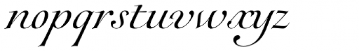 Rameau Pro Italic Font LOWERCASE