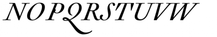 Rameau Pro SemiBold Italic Font UPPERCASE