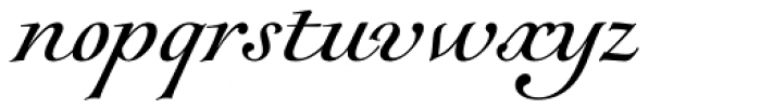 Rameau Pro SemiBold Italic Font LOWERCASE