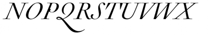 Rameau Std Italic Font UPPERCASE