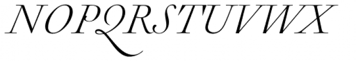 Rameau Std Light Italic Font UPPERCASE