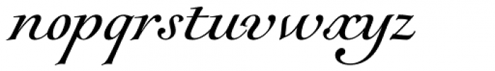 Rameau Std SemiBold Italic Font LOWERCASE