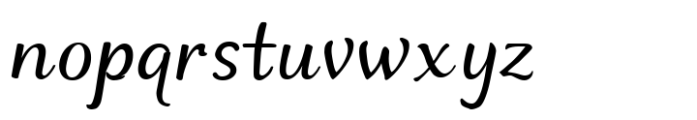 Ramega Spring Font LOWERCASE