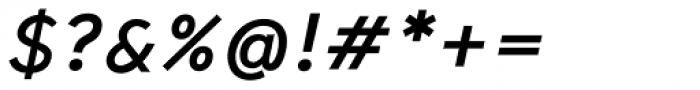 Ramen Sans Demi Bold Italic Font OTHER CHARS