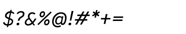 Ramen Sans Regular Italic Font OTHER CHARS