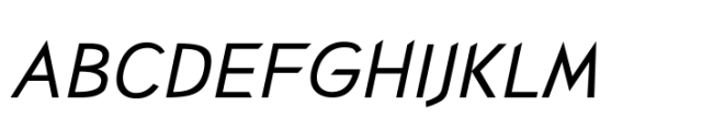 Ramen Sans Regular Italic Font UPPERCASE
