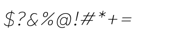 Ramen Sans Ultra Light Italic Font OTHER CHARS