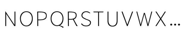Ramen Sans Ultra Light Font UPPERCASE