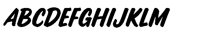 Ramen Sauce Font UPPERCASE