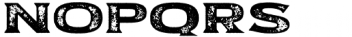Ramenson Serif Pressed Font LOWERCASE