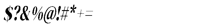 Ramita Italic Font OTHER CHARS