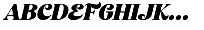 Ramolia Italic Font UPPERCASE