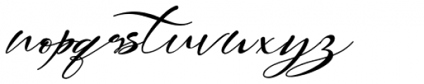 Ramovia Italic Font LOWERCASE