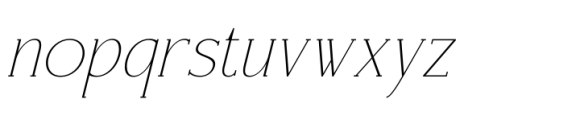 Rampwind Italic Font LOWERCASE