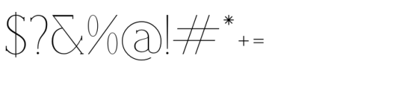 Rampwind Regular Font OTHER CHARS