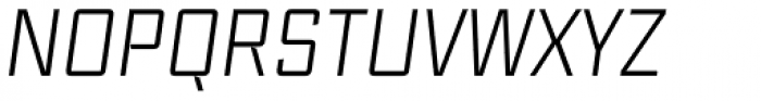 Ramsey Thin Italic Font UPPERCASE