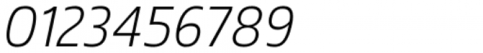 Ramston Thin Italic Font OTHER CHARS