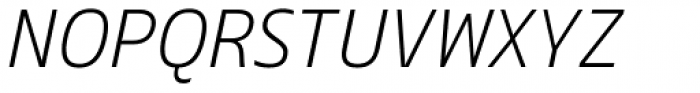 Ramston Thin Italic Font UPPERCASE
