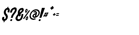 Ramveno Italic Font OTHER CHARS