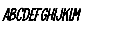 Ramveno Italic Font UPPERCASE