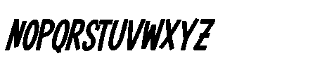 Ramveno Italic Font UPPERCASE