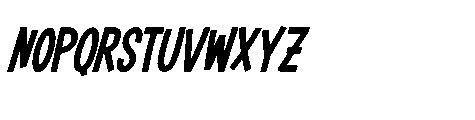 Ramveno Italic Font LOWERCASE