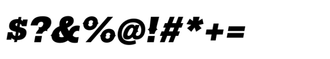 Ranch Extra Black Italic Font OTHER CHARS