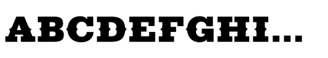 Ranch SC Extra Black Font UPPERCASE