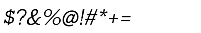 Ranch SC Light Italic Font OTHER CHARS