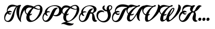 Ranchino Script Black Font UPPERCASE