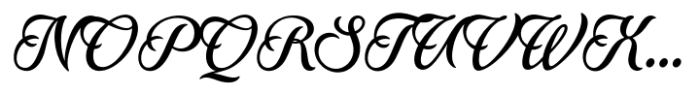 Ranchino Script Regular Font UPPERCASE