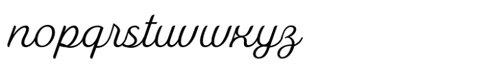 Ranchino Script Thin Font LOWERCASE