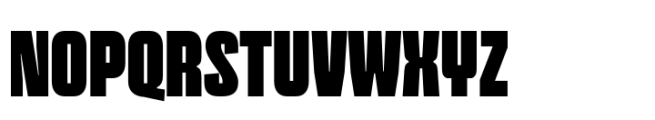 Randolf Ultra Bold Font UPPERCASE
