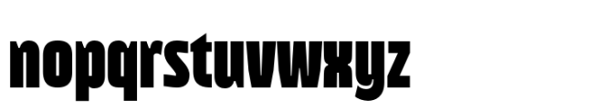 Randolf Ultra Bold Font LOWERCASE
