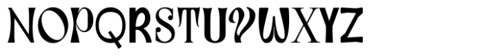 Random Glyphs Font UPPERCASE