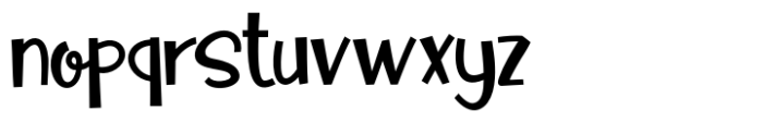 Random Niche Regular Font LOWERCASE