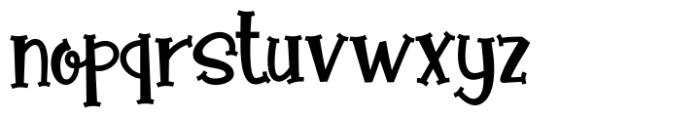 Random Niche Serif Font LOWERCASE