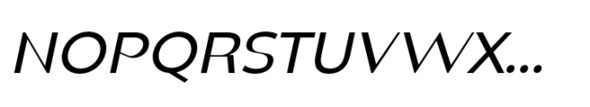 Randu Sans Medium Italic Font UPPERCASE