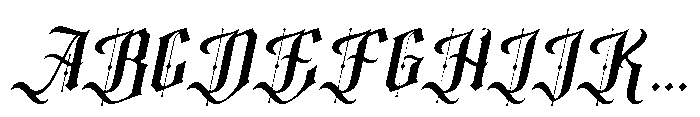 Randuel Italic Font UPPERCASE