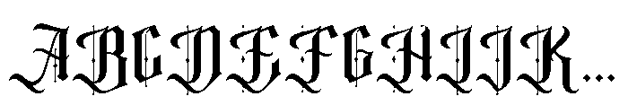Randuel Regular Font UPPERCASE