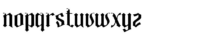 Randuel Regular Font LOWERCASE