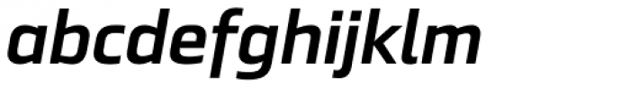 Ranelte Extended Bold Italic Font LOWERCASE