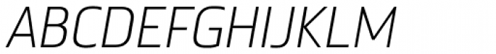 Ranelte Normal Light Italic Font UPPERCASE