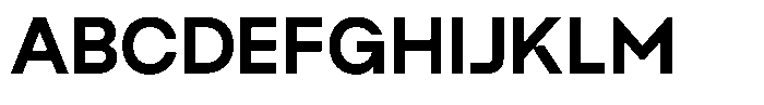 Raneva Black Font UPPERCASE