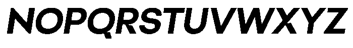 Raneva Extra Black Italic Font UPPERCASE