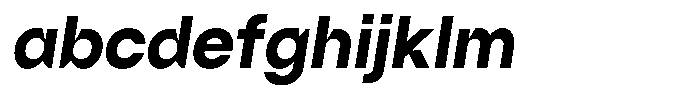 Raneva Extra Black Italic FONT