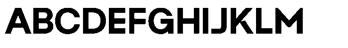Raneva Extra Black Font UPPERCASE