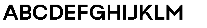 Raneva Extra Bold Font UPPERCASE