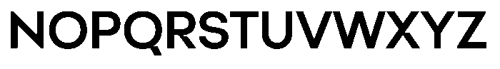 Raneva Extra Bold Font UPPERCASE